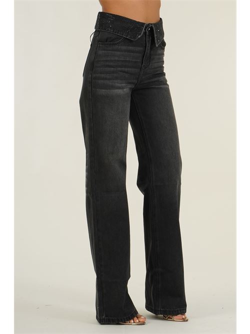Jeans Ori con crystalli Twenty Fourhaitch | ORINERO